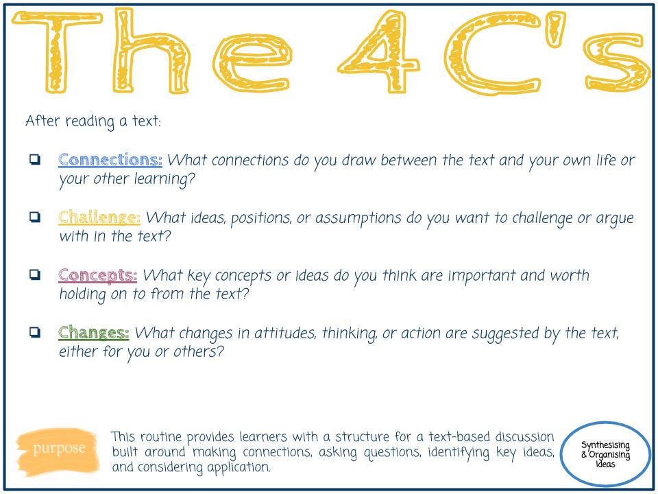 what is 4c problem solving